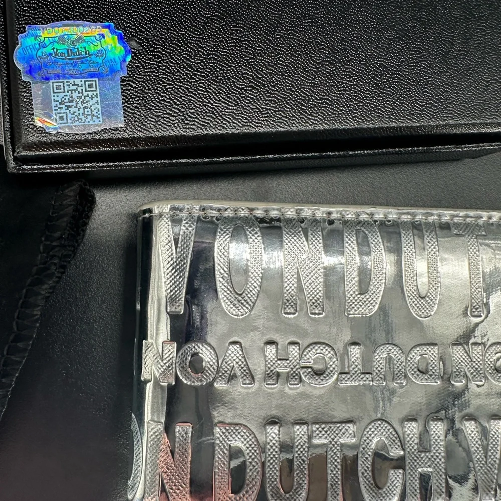 VON DUTCH | Bifold Mirrored Wallet Unisex NIB